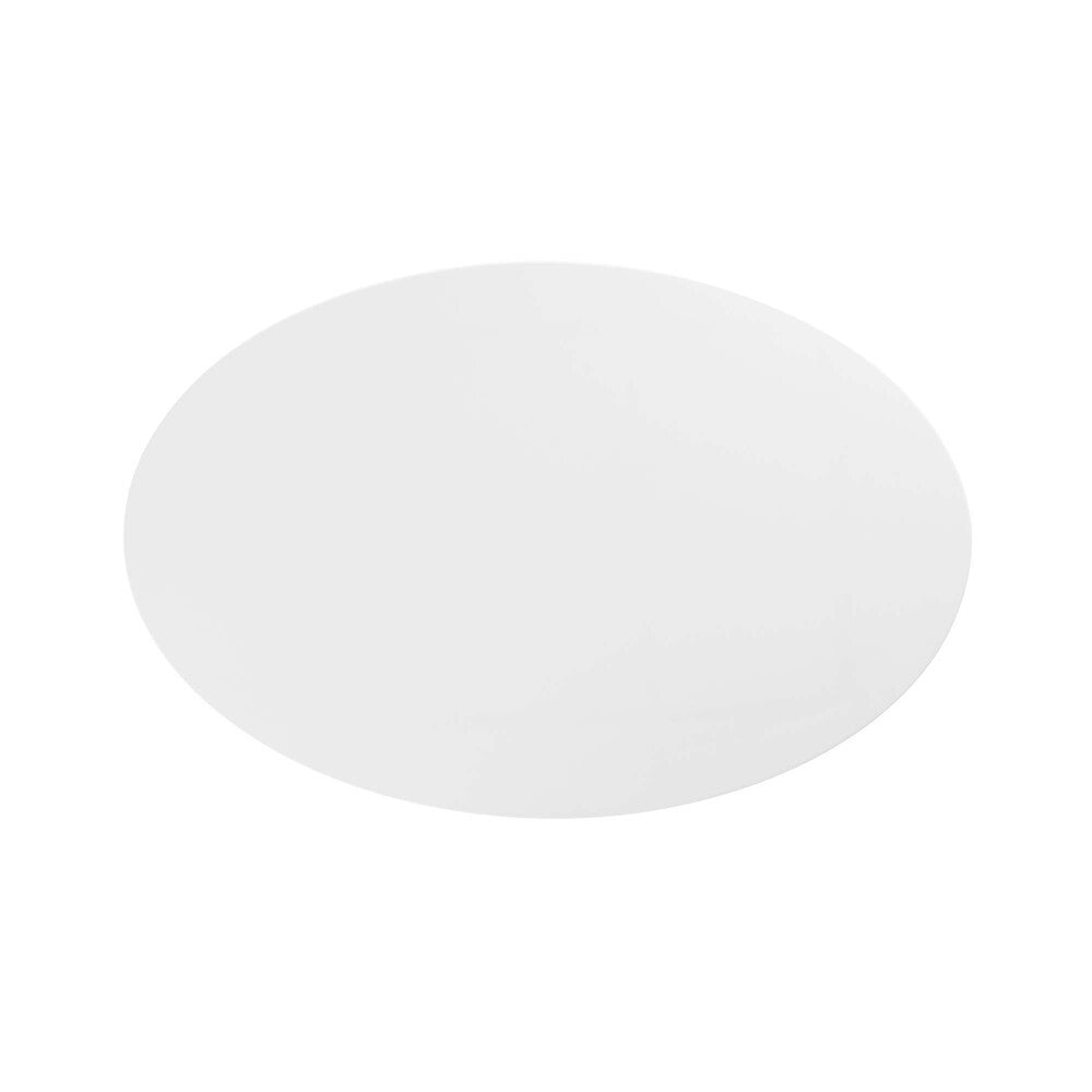 EEI-3533-BLK-WHI Lippa 42" Oval Wood Coffee Table by Modway