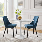 EEI-2021-WHI Lippa 48" Oval Faux Marble Dining Table by Modway