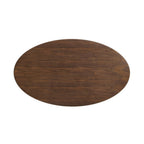 EEI-2019-WAL Lippa 48" Oval Wood Dining Table by Modway