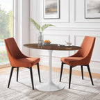 EEI-2019-WAL Lippa 48" Oval Wood Dining Table by Modway
