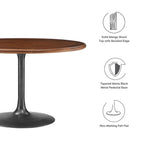 EEI-7070 Lippa 48" Round Pedestal Solid Wood Dining Table by Modway