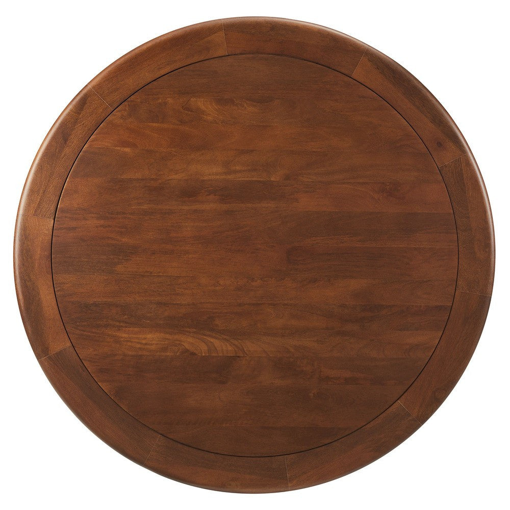 EEI-7070 Lippa 48" Round Pedestal Solid Wood Dining Table by Modway