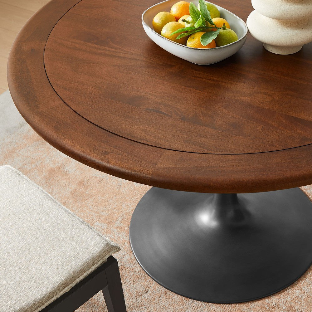 EEI-7070 Lippa 48" Round Pedestal Solid Wood Dining Table by Modway