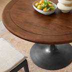 EEI-7070 Lippa 48" Round Pedestal Solid Wood Dining Table by Modway
