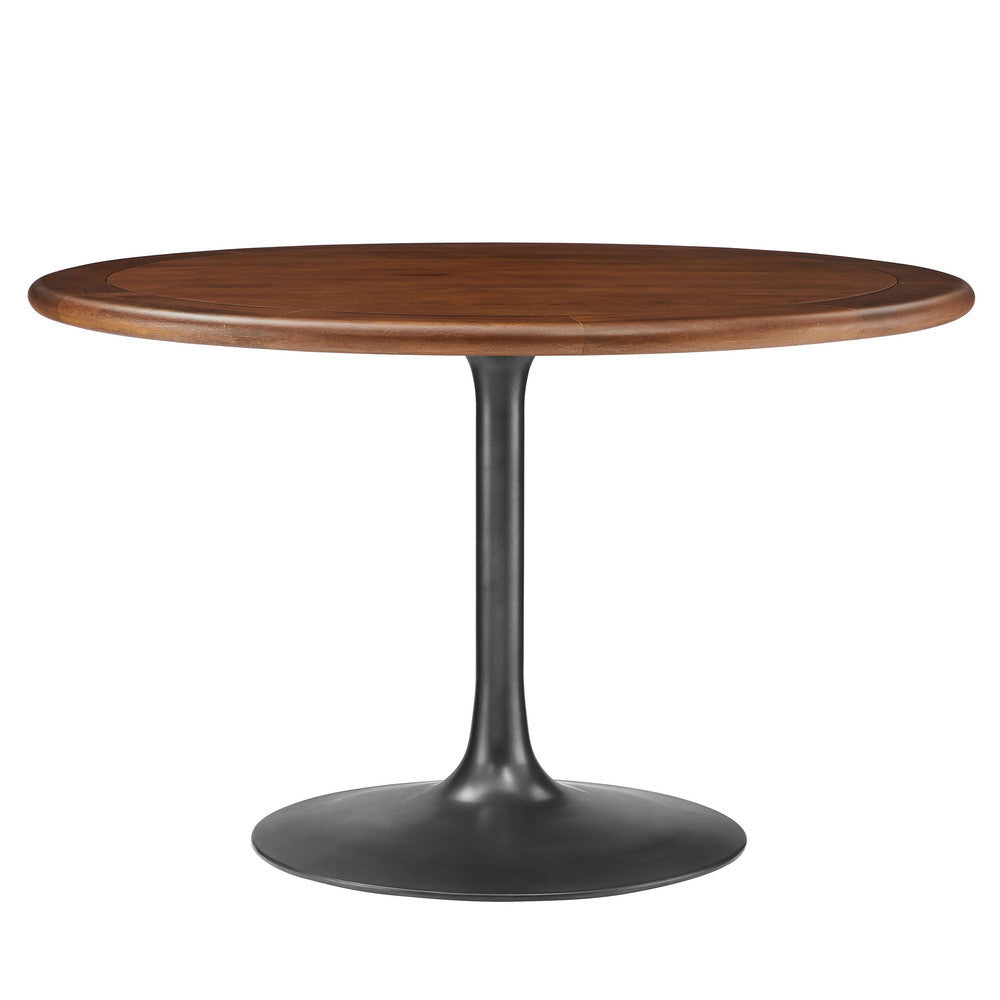 EEI-7070 Lippa 48" Round Pedestal Solid Wood Dining Table by Modway