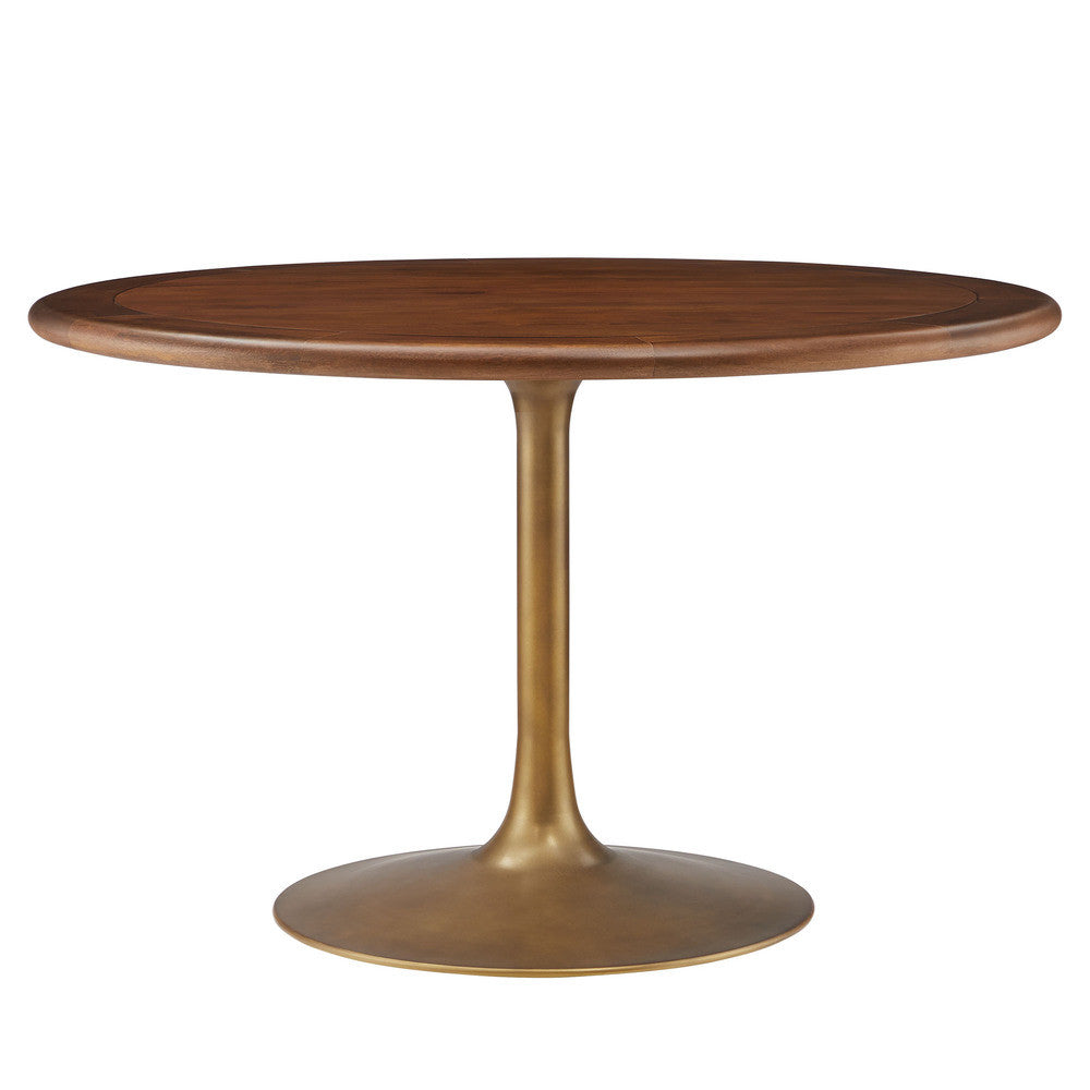 EEI-7070 Lippa 48" Round Pedestal Solid Wood Dining Table by Modway