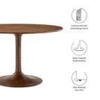 EEI-7051 Lippa 48" Round Solid Wood Dining Table by Modway