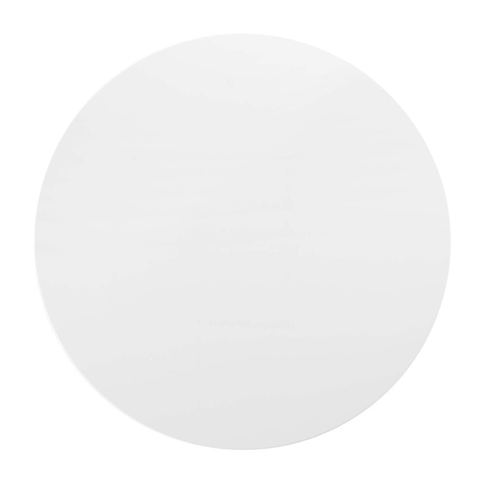 EEI-3522-BLK-WHI Lippa 48" Round Wood Dining Table by Modway