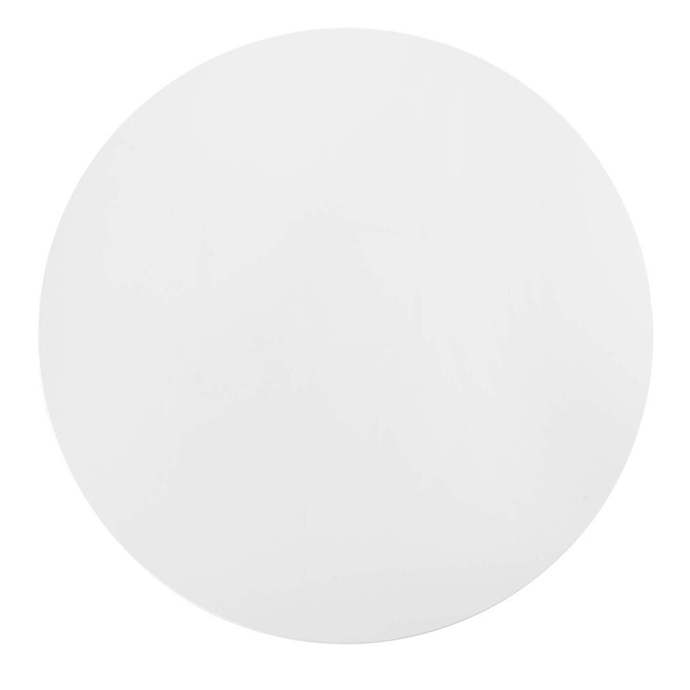 EEI-3228-GLD-WHI Lippa 54" Round Wood Dining Table by Modway
