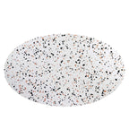 EEI-5736-GLD-WHI Lippa 60" Oval Terrazzo Dining Table by Modway