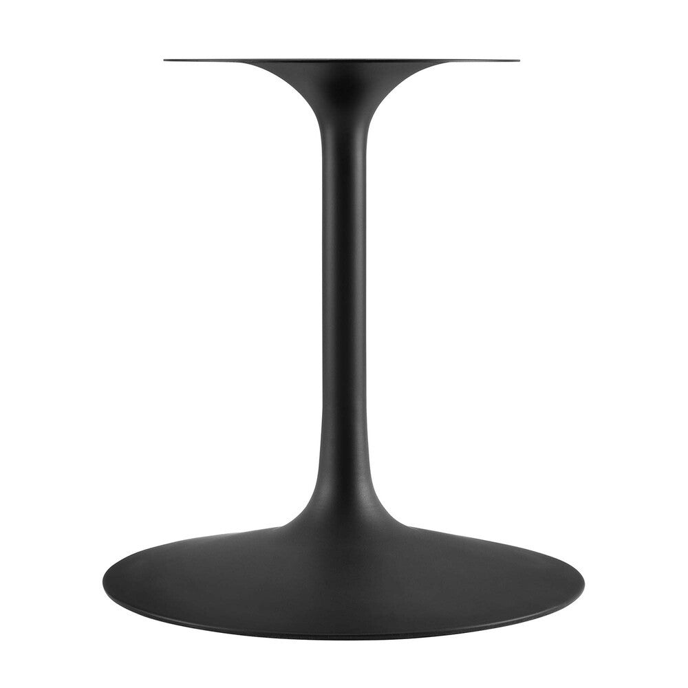 EEI-4887-BLK-CHE Lippa 60" Oval Wood Dining Table by Modway
