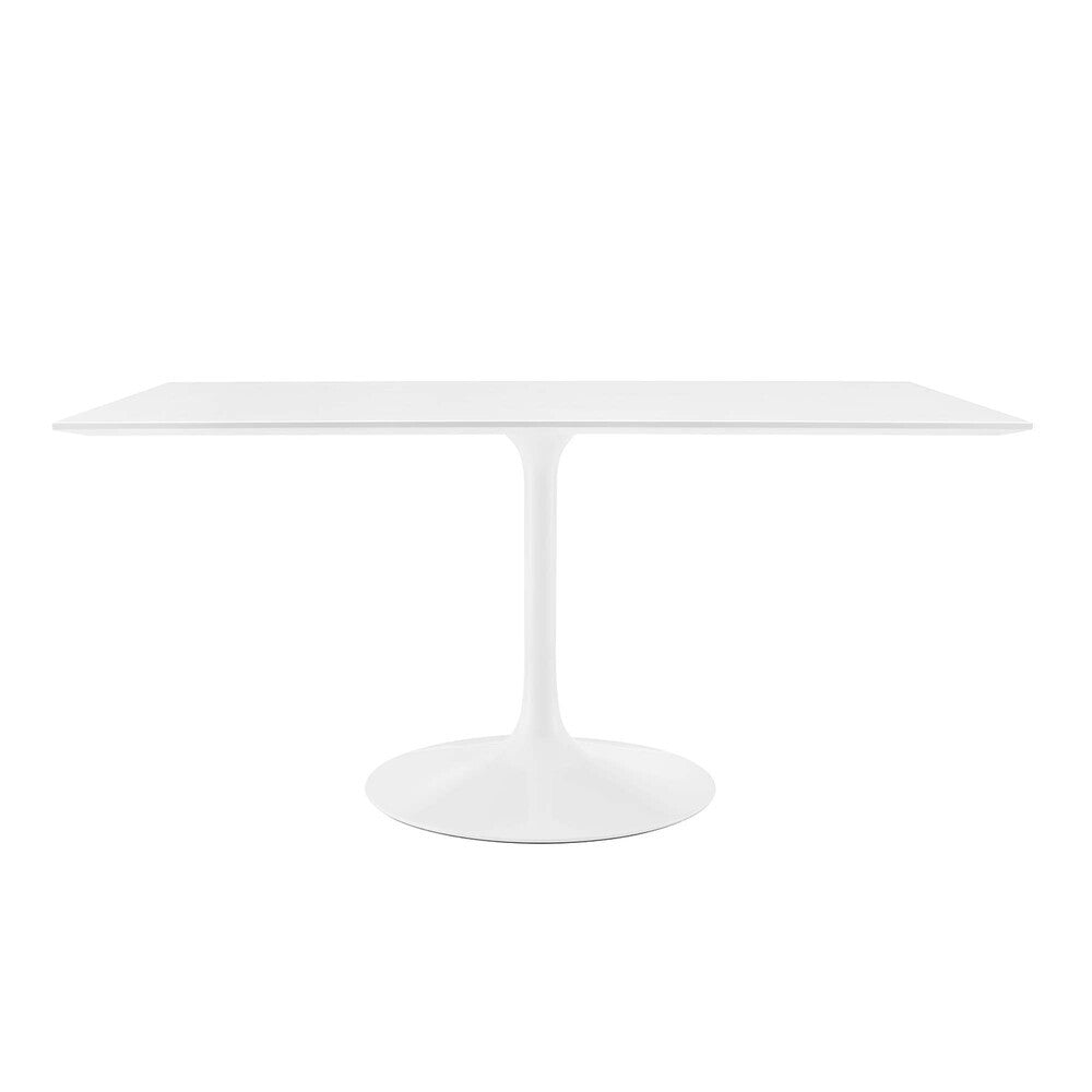 EEI-1656-WHI Lippa 60" Rectangle Wood Dining Table by Modway