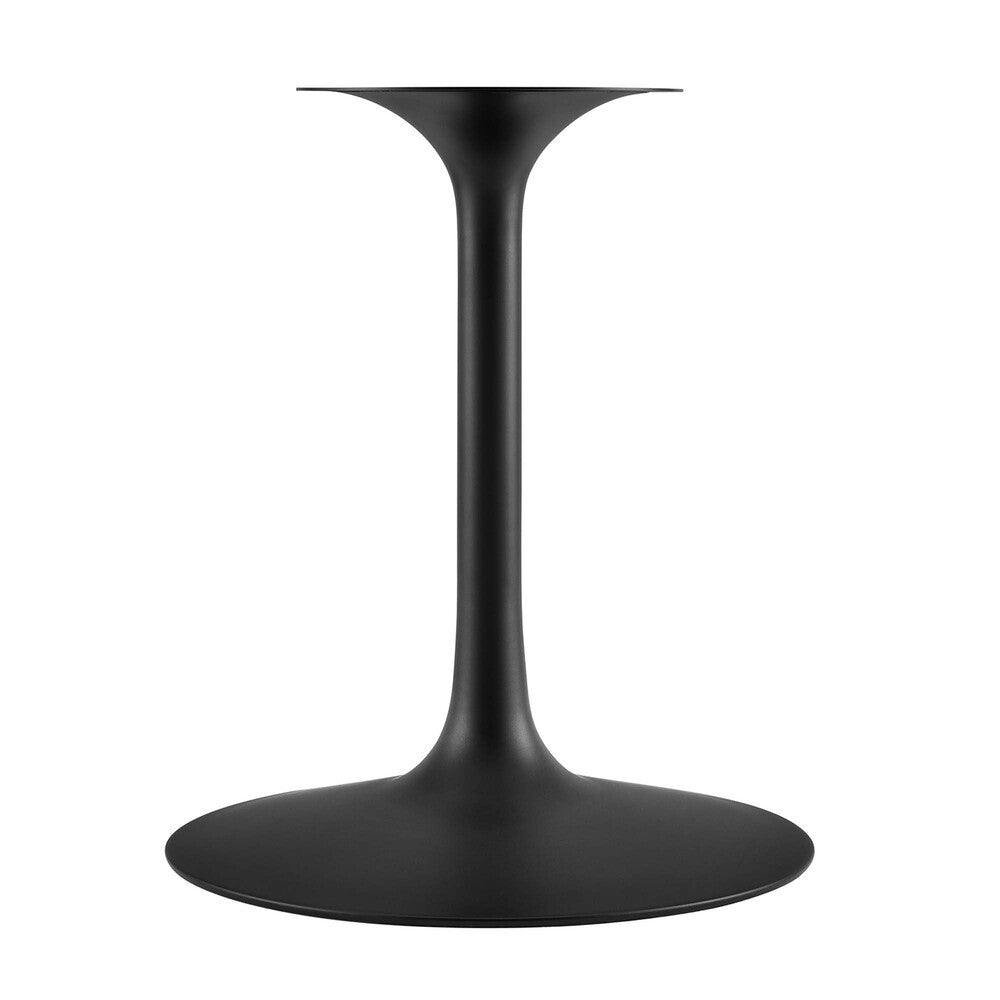 EEI-3529-BLK-WHI Lippa 60" Round Faux Marble Dining Table by Modway