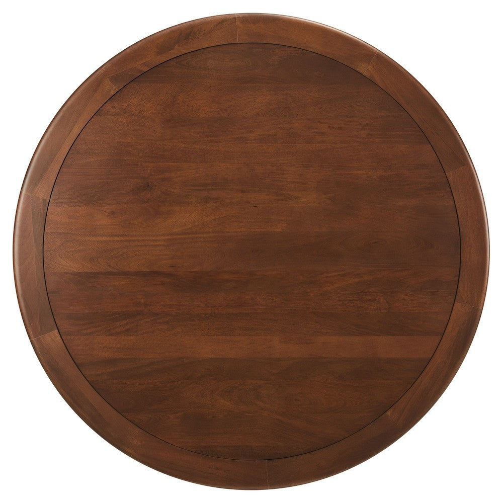 EEI-7071 Lippa 60" Round Pedestal Solid Wood Dining Table by Modway