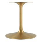 EEI-3255-GLD-WHI Lippa 78" Oval Wood Dining Table by Modway