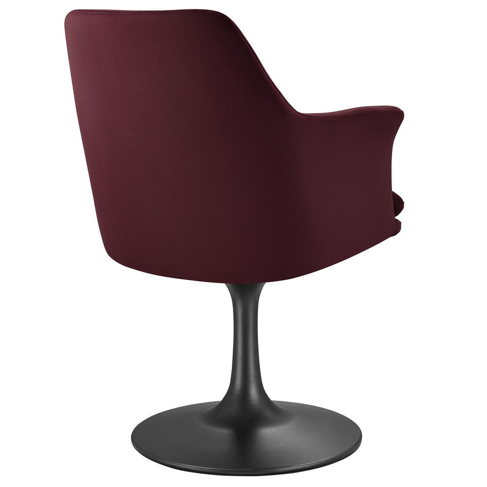 EEI-6957 Lippa Swivel Dining Performance Velvet Armchair by Modway
