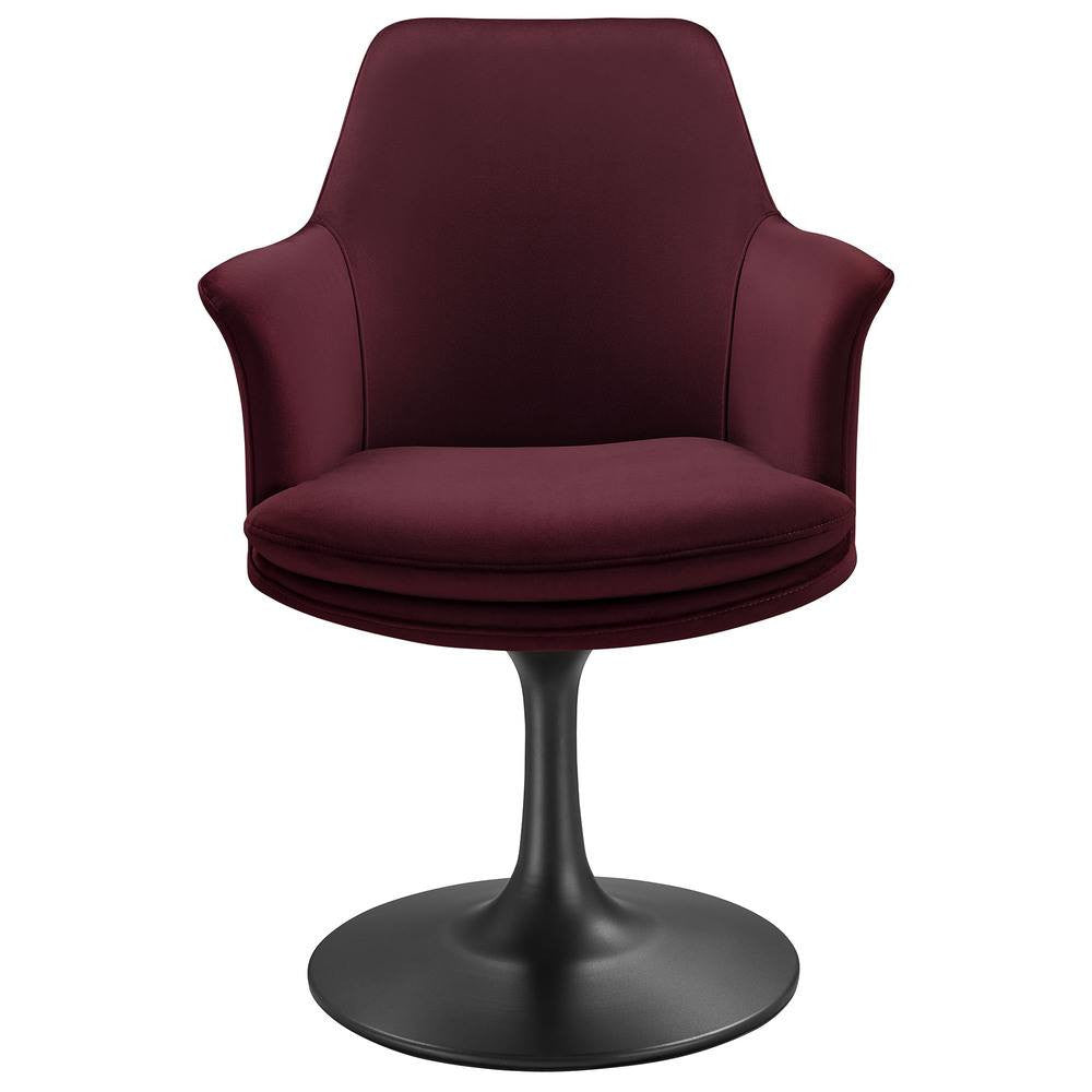 EEI-6957 Lippa Swivel Dining Performance Velvet Armchair by Modway