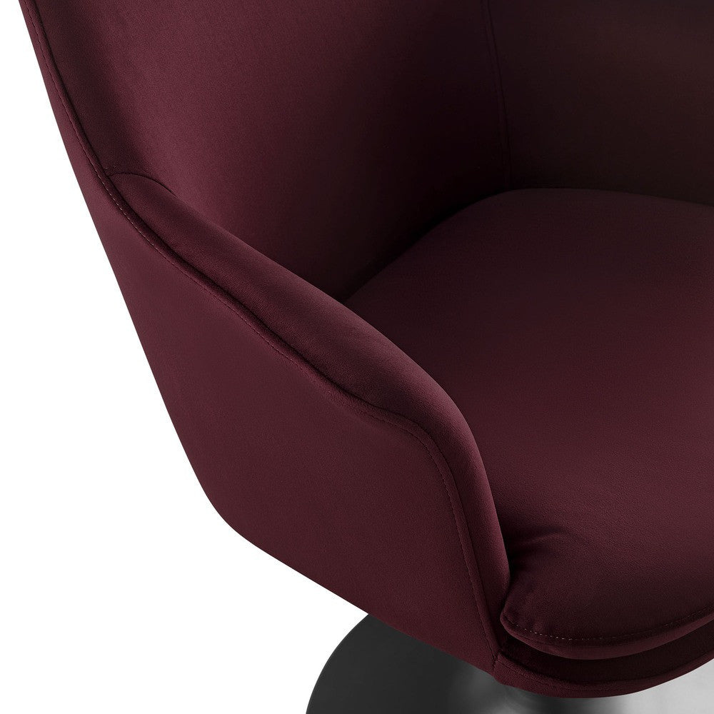 EEI-6957 Lippa Swivel Dining Performance Velvet Armchair by Modway