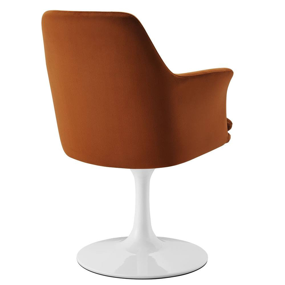 EEI-6957 Lippa Swivel Dining Performance Velvet Armchair by Modway