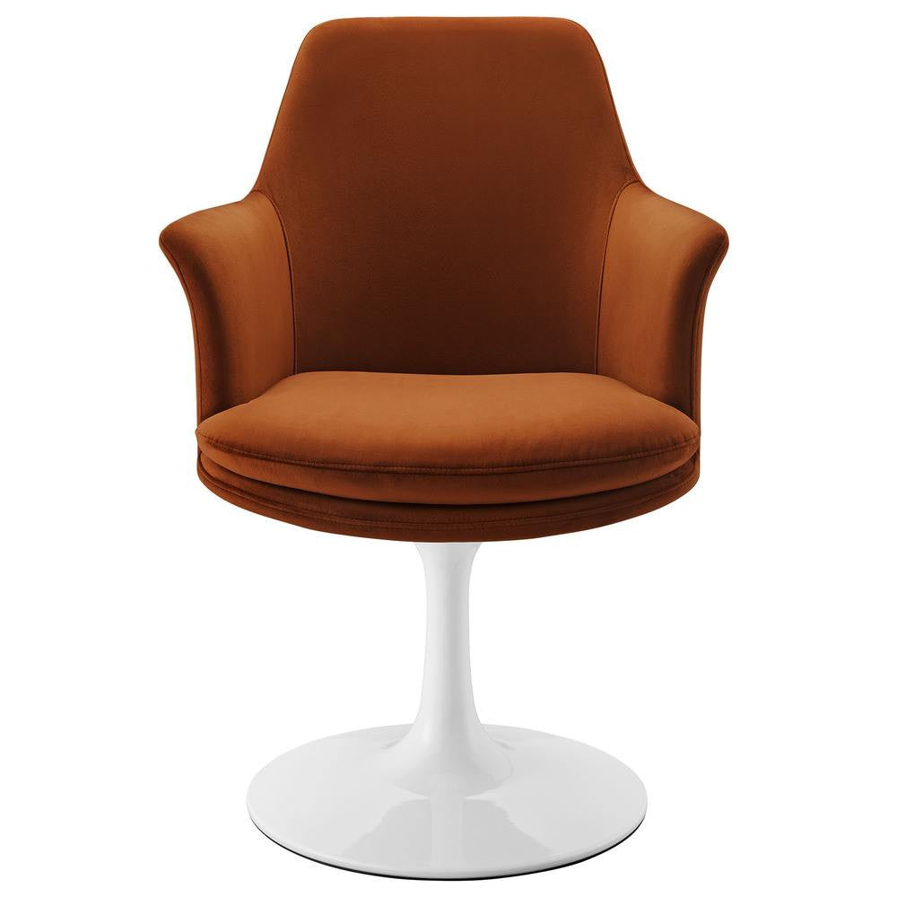 EEI-6957 Lippa Swivel Dining Performance Velvet Armchair by Modway