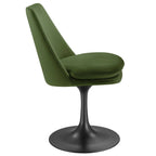 EEI-6954 Lippa Swivel Dining Performance Velvet Side Chair by Modway
