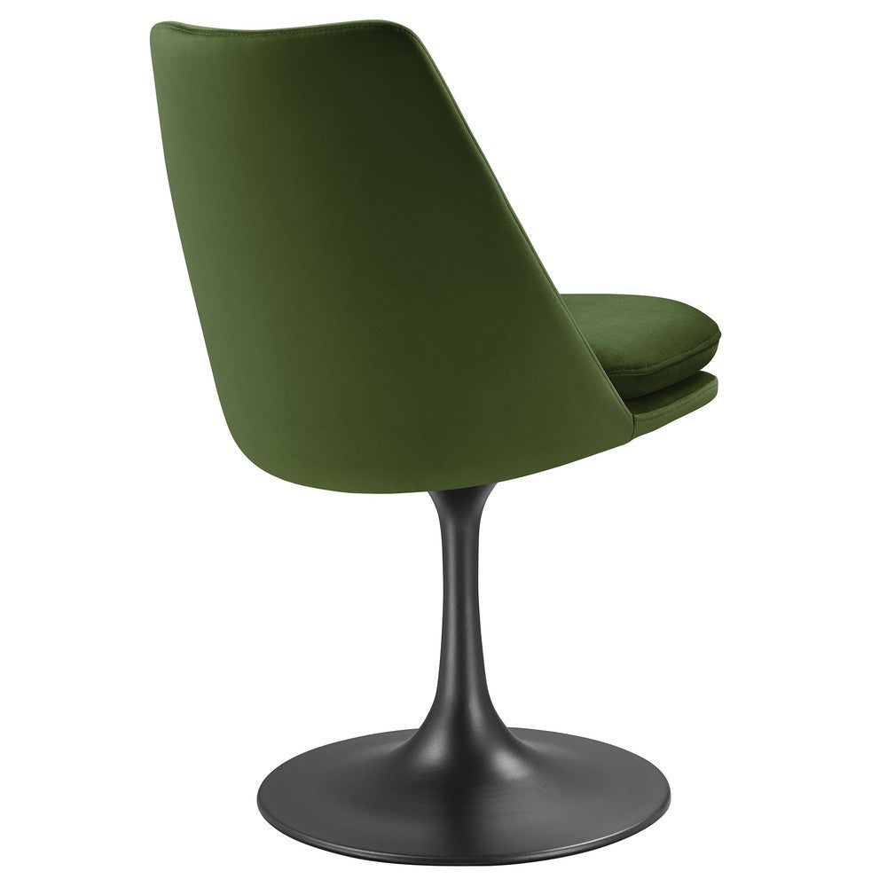 EEI-6954 Lippa Swivel Dining Performance Velvet Side Chair by Modway