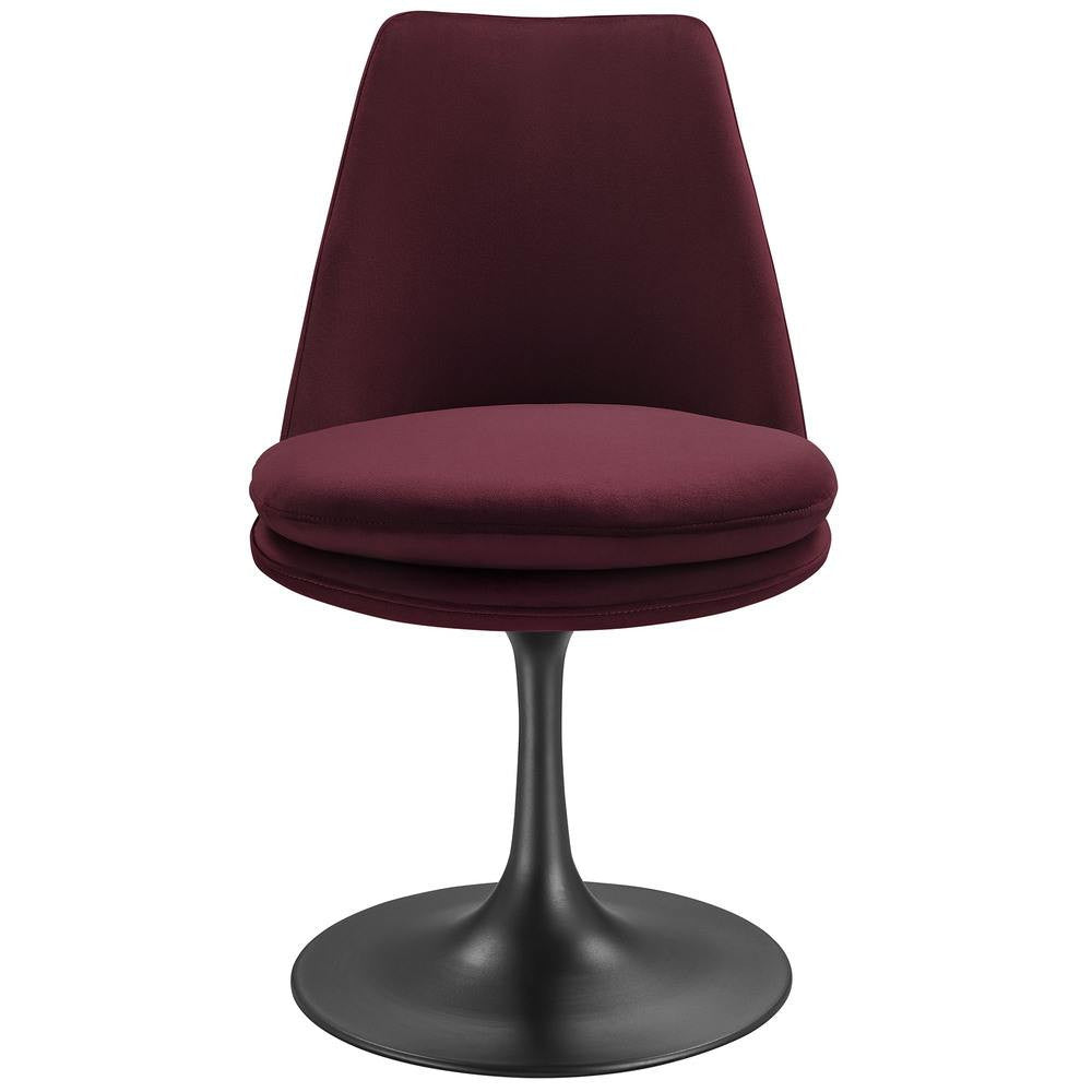 EEI-6954 Lippa Swivel Dining Performance Velvet Side Chair by Modway
