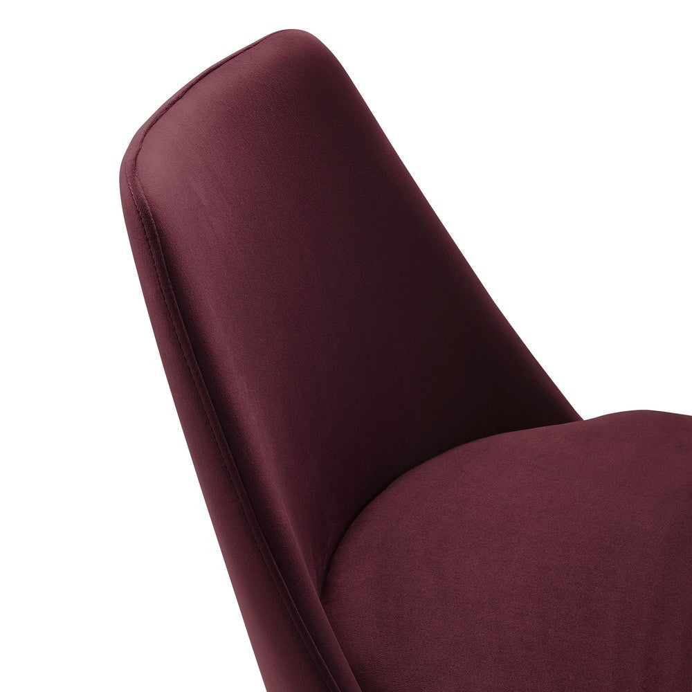 EEI-6954 Lippa Swivel Dining Performance Velvet Side Chair by Modway