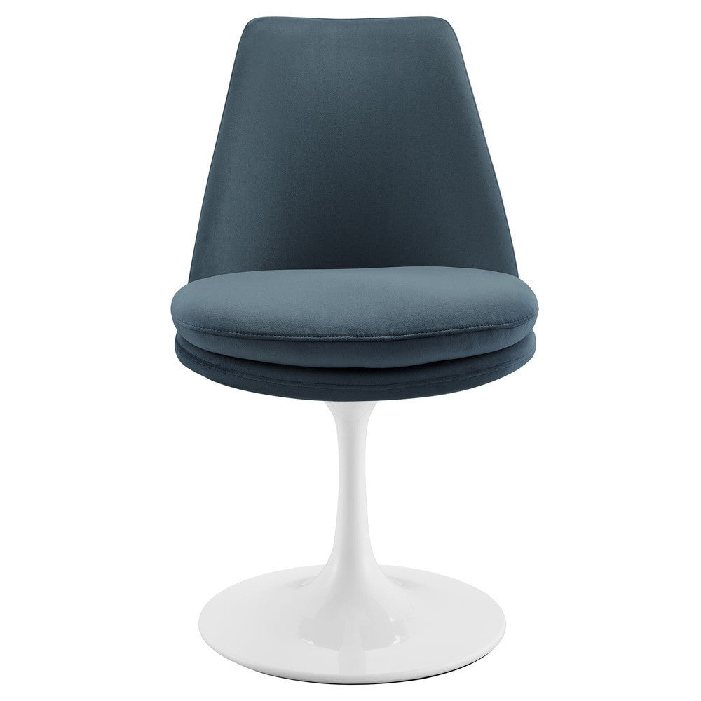 EEI-6954 Lippa Swivel Dining Performance Velvet Side Chair by Modway