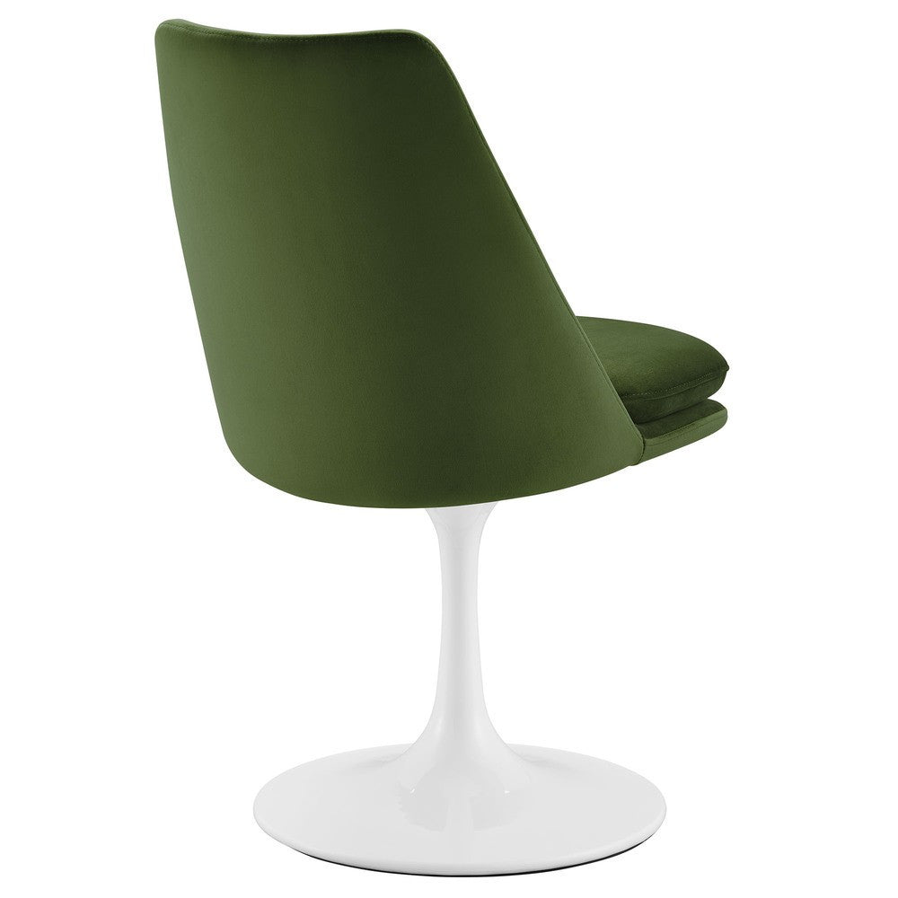 EEI-6954 Lippa Swivel Dining Performance Velvet Side Chair by Modway