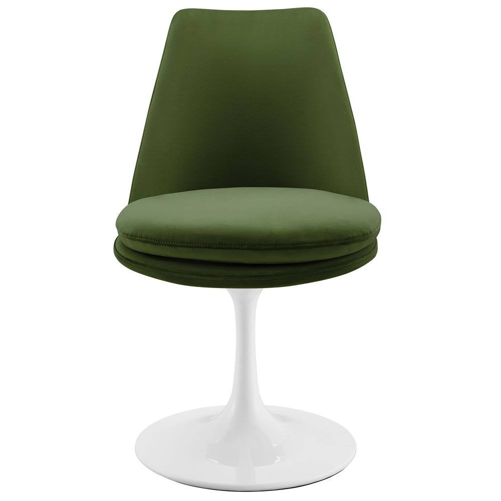 EEI-6954 Lippa Swivel Dining Performance Velvet Side Chair by Modway