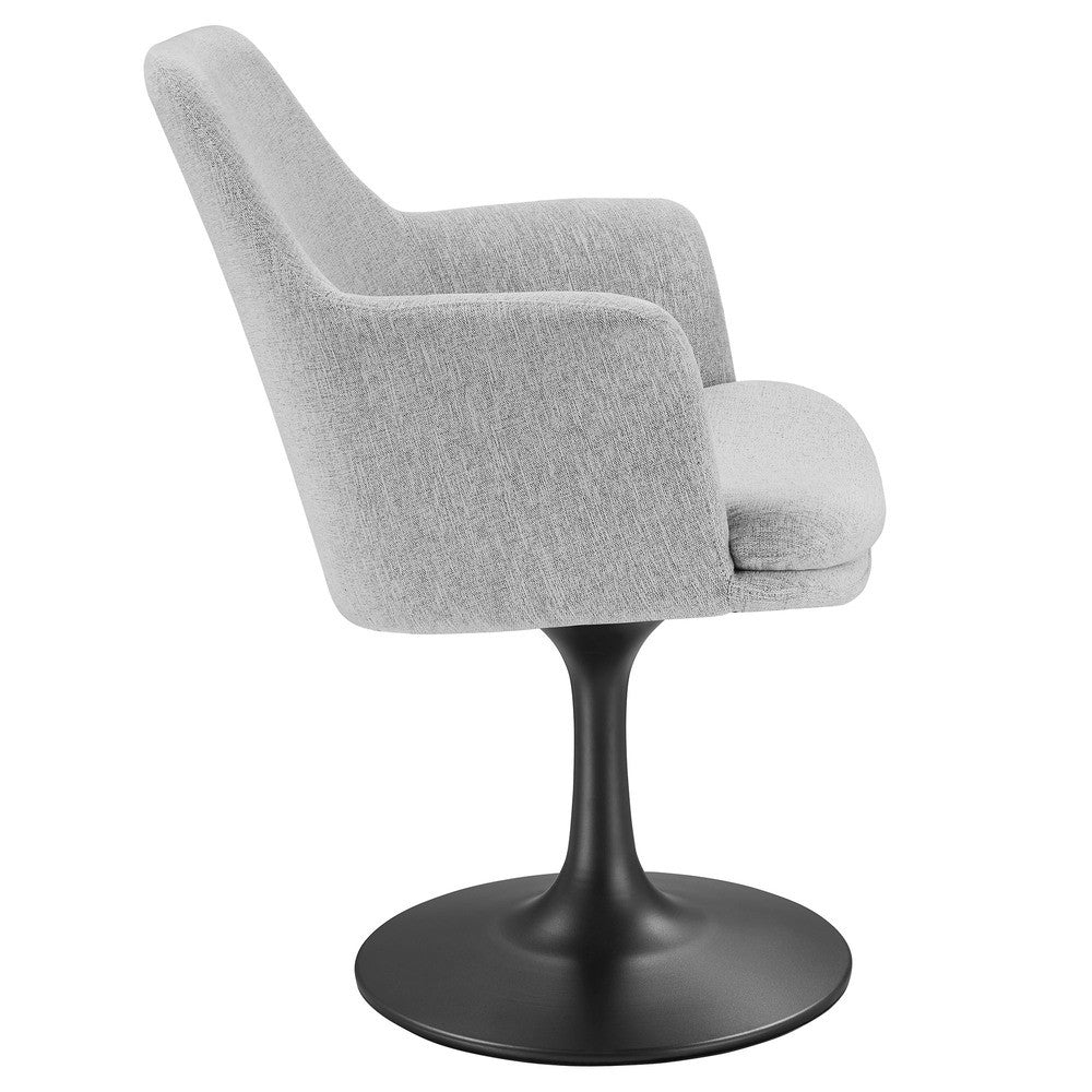 Modway Lippa Swivel Dining Upholstered Armchair by Modway-EEI-6956