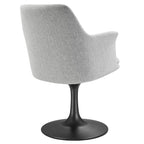 Modway Lippa Swivel Dining Upholstered Armchair by Modway-EEI-6956