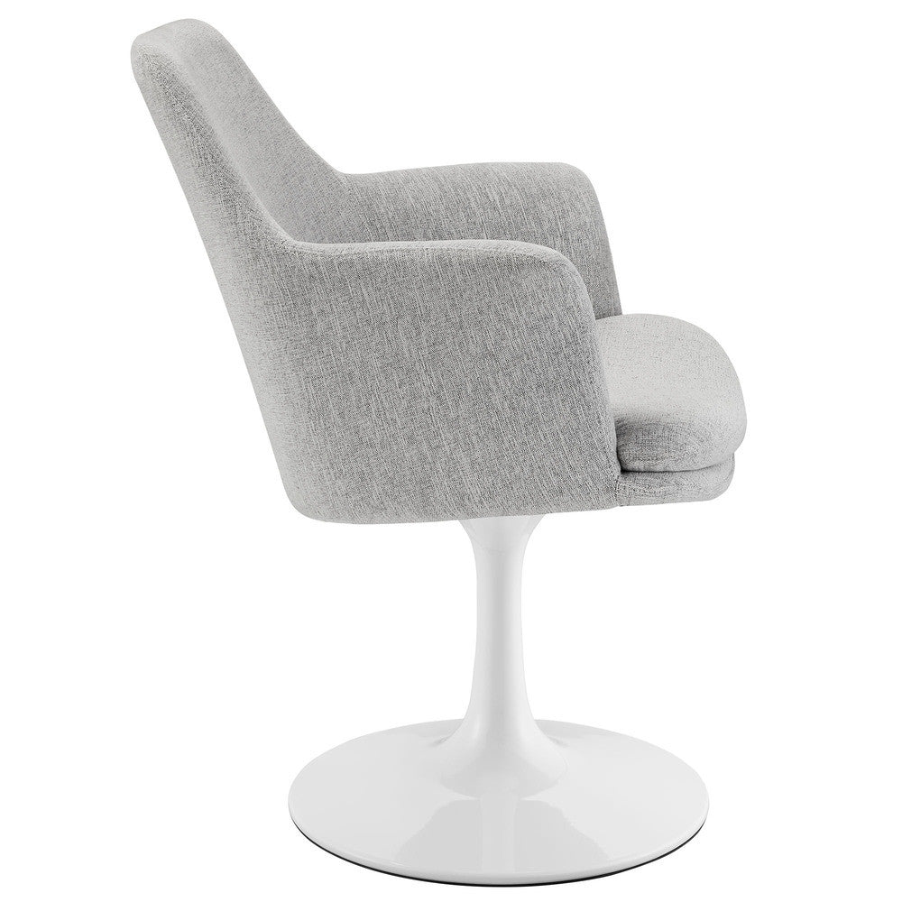 Modway Lippa Swivel Dining Upholstered Armchair by Modway-EEI-6956