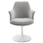 Modway Lippa Swivel Dining Upholstered Armchair by Modway-EEI-6956