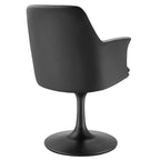 EEI-6958 Lippa Swivel Dining Vegan Leather Armchair by Modway
