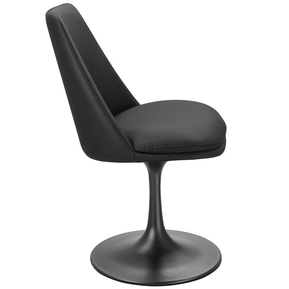 EEI-6955 Lippa Swivel Dining Vegan Leather Side Chair by Modway
