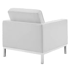 EEI-4102 Loft Tufted Upholstered Faux Leather Loveseat and Armchair Set by Modway