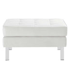 EEI-6409 Loft Tufted Vegan Leather Armchair and Ottoman Set by Modway
