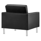 EEI-4101 Loft Tufted Vegan Leather Armchairs Set of 2 by Modway