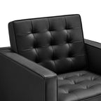 EEI-4101 Loft Tufted Vegan Leather Armchairs Set of 2 by Modway