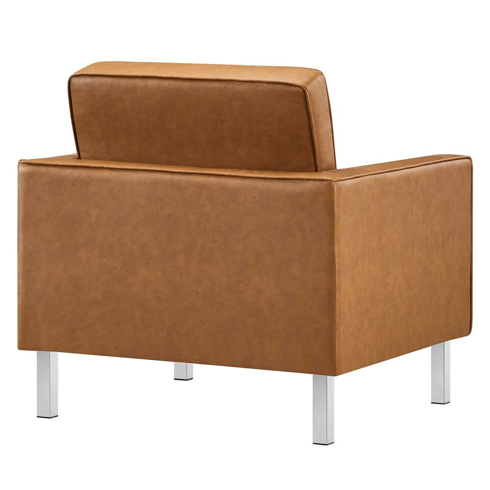 EEI-4101 Loft Tufted Vegan Leather Armchairs Set of 2 by Modway