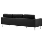 EEI-3385 Loft Tufted Vegan Leather Sofa by Modway