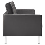 EEI-3385 Loft Tufted Vegan Leather Sofa by Modway