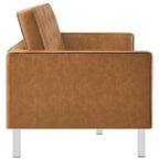 EEI-3385 Loft Tufted Vegan Leather Sofa by Modway