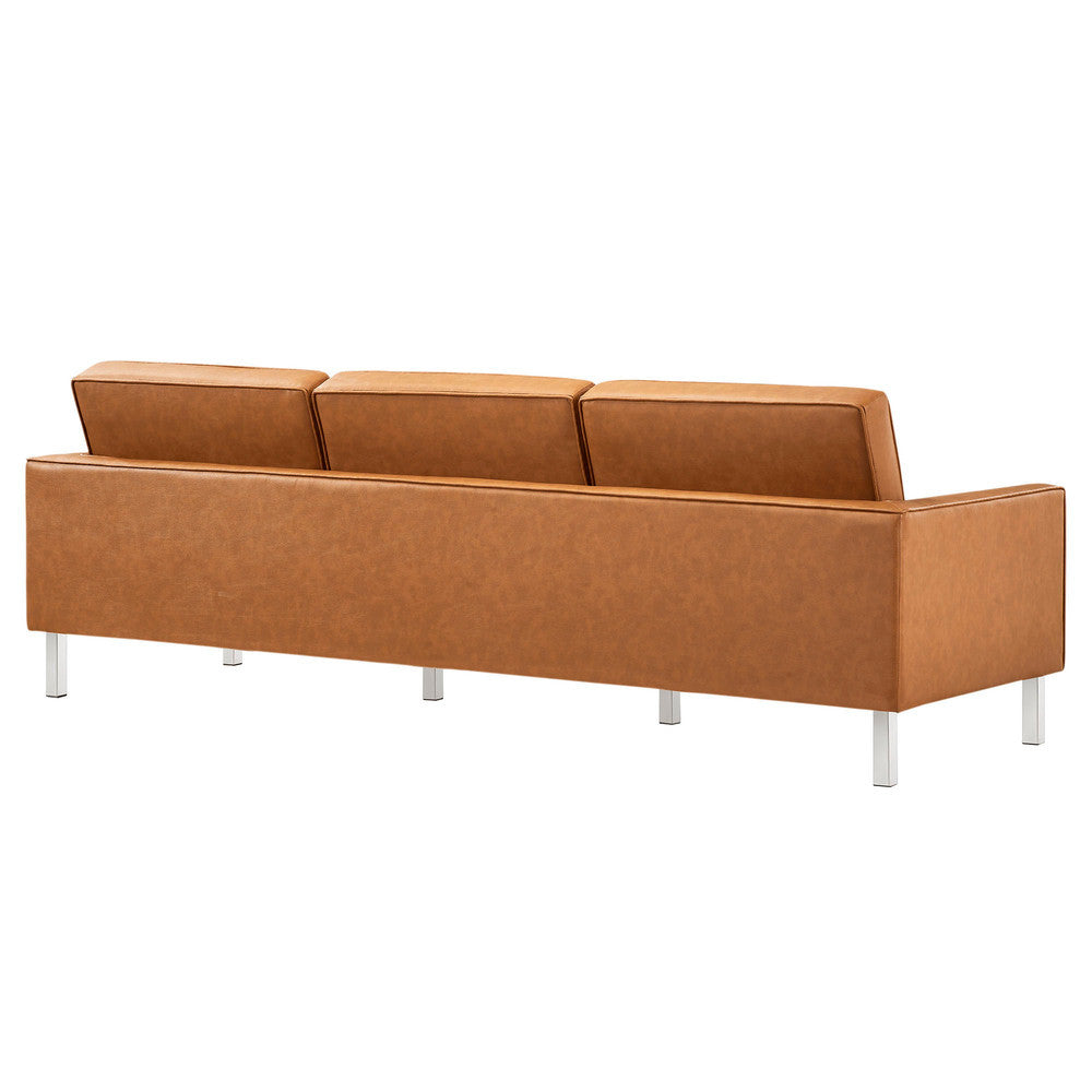 EEI-3385 Loft Tufted Vegan Leather Sofa by Modway