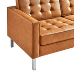 EEI-3385 Loft Tufted Vegan Leather Sofa by Modway
