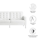 EEI-3385 Loft Tufted Vegan Leather Sofa by Modway
