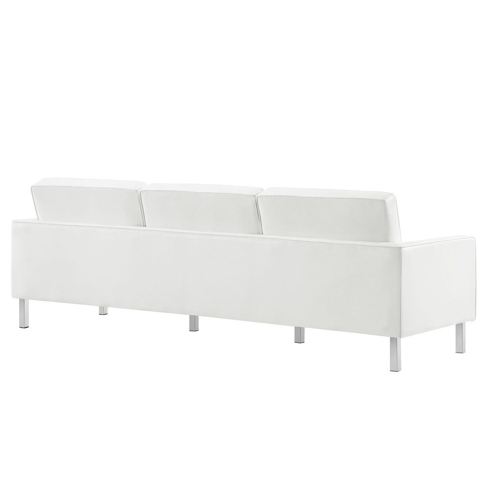 EEI-3385 Loft Tufted Vegan Leather Sofa by Modway