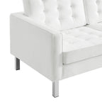 EEI-3385 Loft Tufted Vegan Leather Sofa by Modway